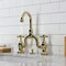 Kingston Brass Bridge Bathroom Faucet with Brass Pop-Up, Polished Brass KS7992AX - alternate 6